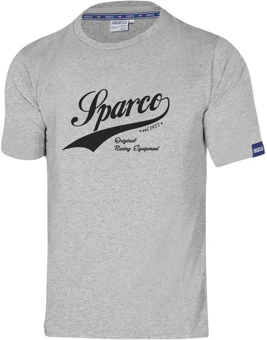 Sparco VINTAGE T-Shirt - Stijl en comfort voor de motorsportliefhebber - L - Grijs van Sparco — afbeelding 3