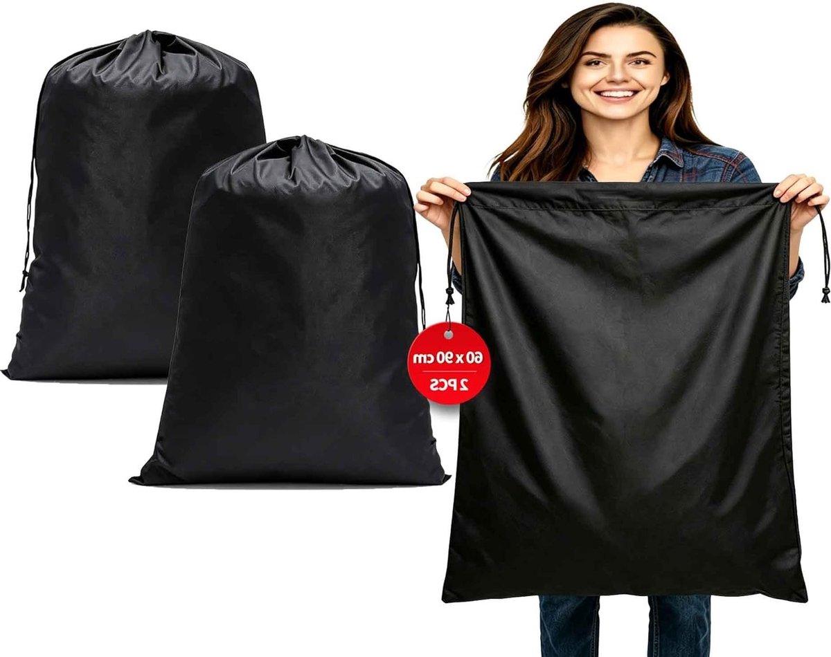Grote Reiswaszakken van 60 x 90 cm, 120 Liter Capaciteit, Ideaal voor Vakantie en Camping