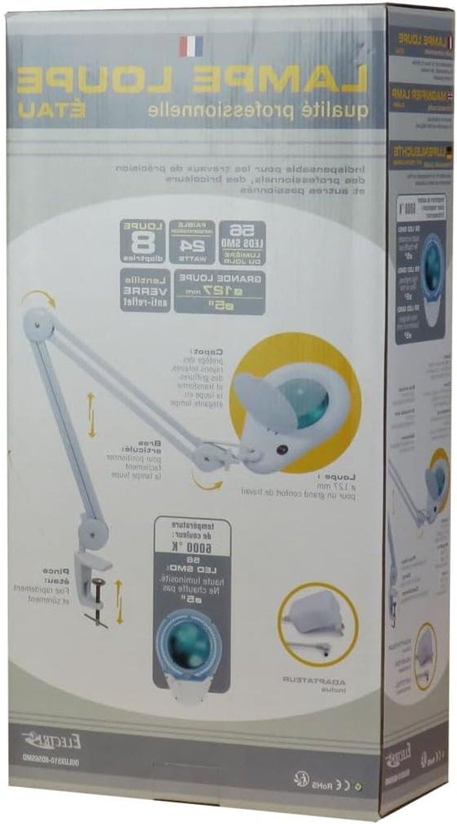 Loeplamp - Vergrootglas lamp - Precisiewerk - 90 LED's - 5 Dioptrieën - Wit