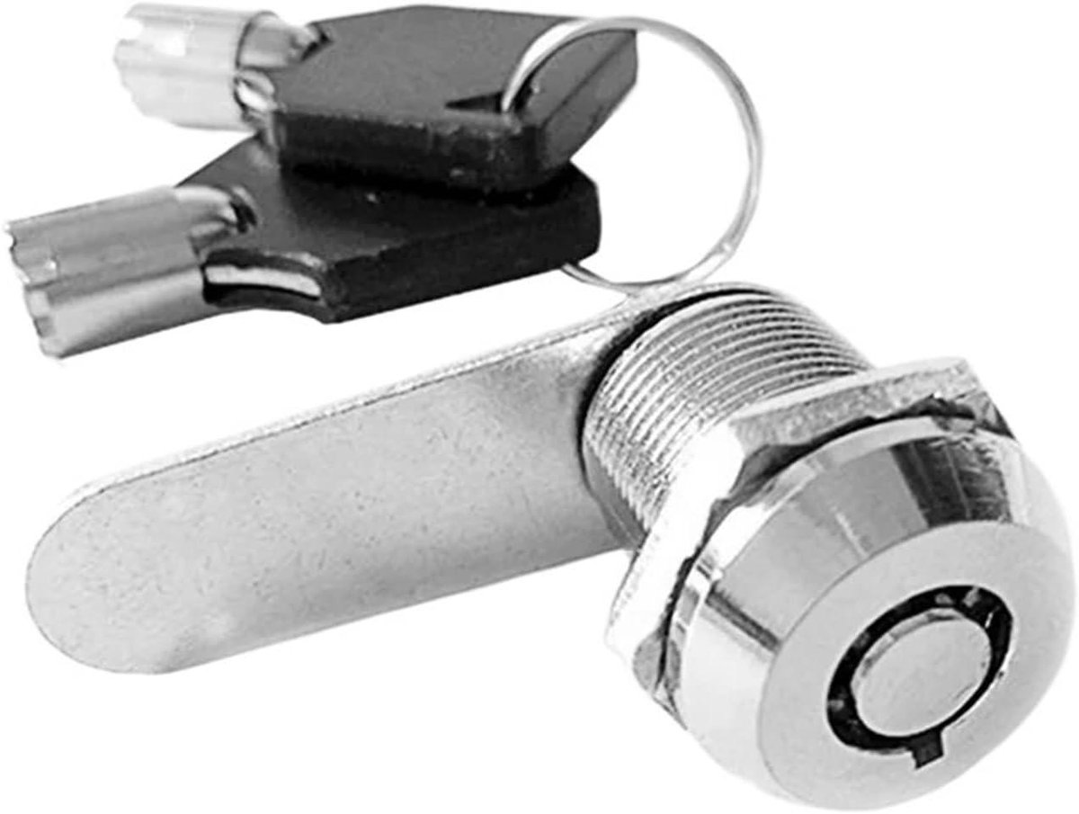 Brievenbus Sloten - Kast Lock - Post Beveiligen - Compact Ontwerp - 6 Stuks 20mm - Zilverkleurig