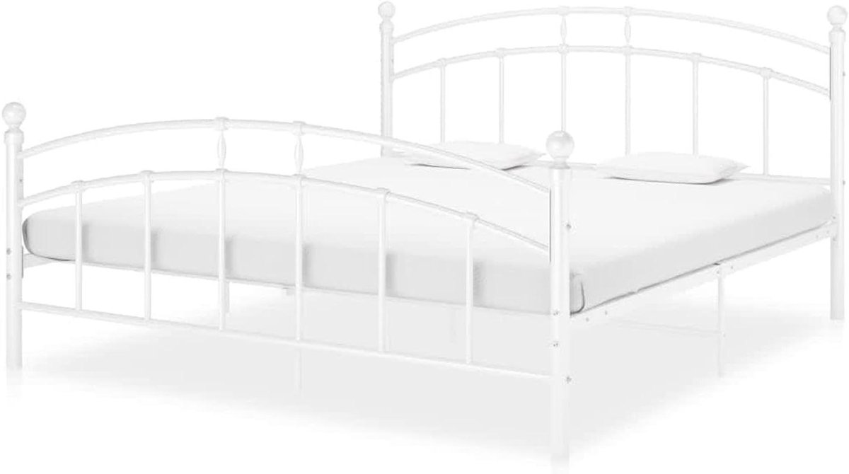 Metalen Bedframe - Klassiek Frame - Goede Nachtrust - Solide Constructie - 180x200 cm - Wi