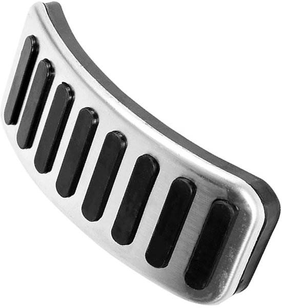 Handmatige Pedaalset - Transmissiepedalen Auto - Verbeteren Rijgevoel - Roestvrij Staal Rubber - 3 stuks - Zilver — afbeelding 5