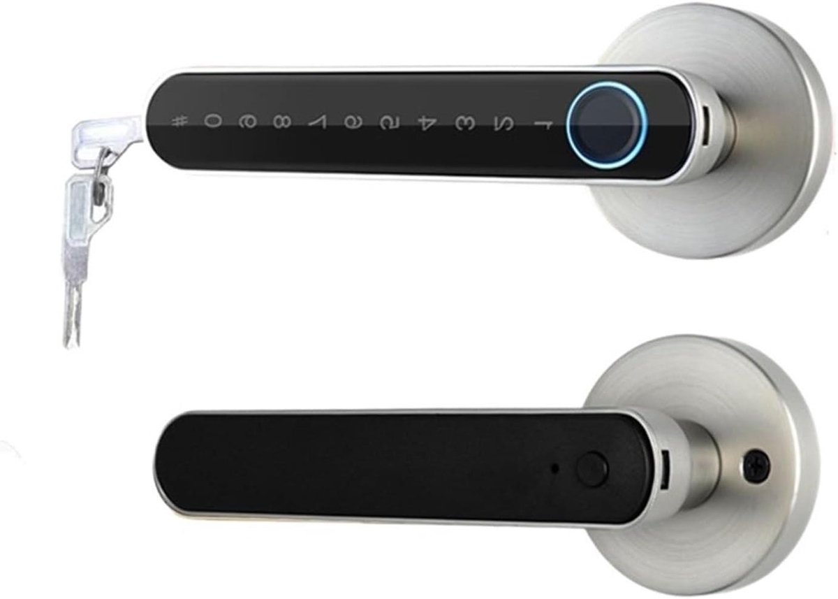 Slim Deurslot - Biometrisch Slot - Veilige Toegang - 3D Vingerafdruk Sensor - 10 x 10 x 10 mm