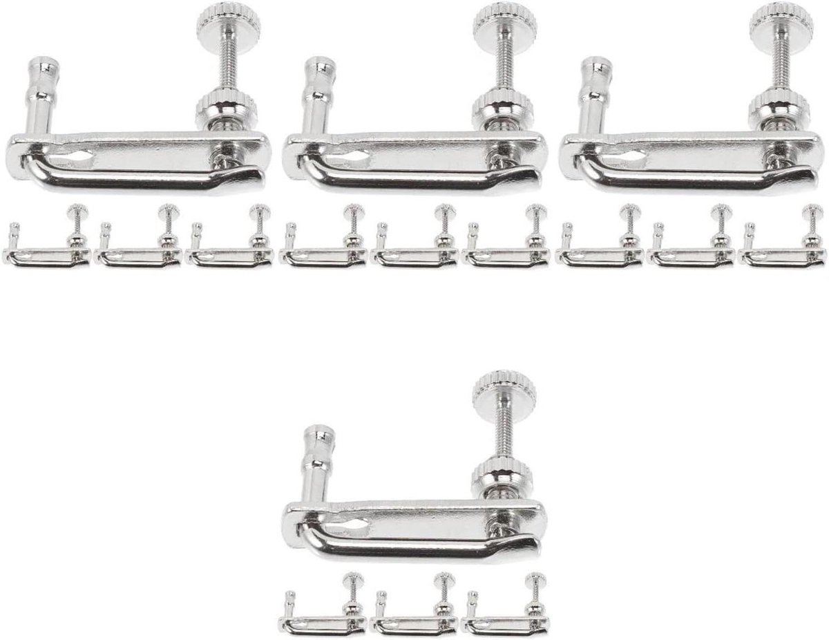 Viool Fijnstemmer - Instrumentonderdeel - Viool Stemmen - Duurzame Legering - One Size - Zilver