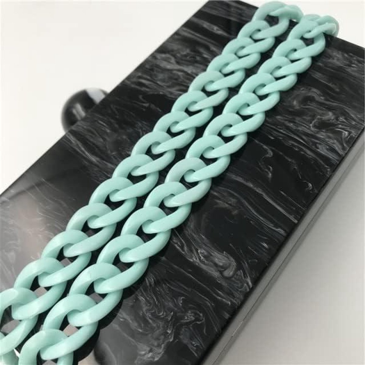 Bril Ketting - Koord Houder - Veilig Dragen - Verstelbare Lengte - 120cm - Lichtgroen