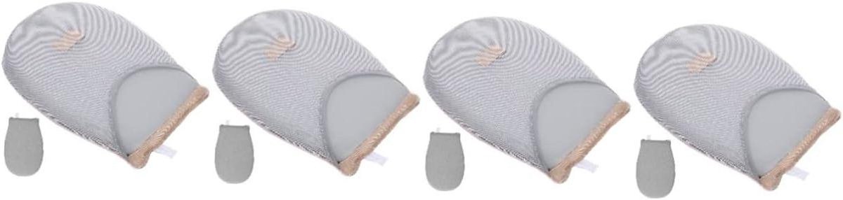 Strijkplank Handschoen - Stoomhandschoen Kleding - Kleding Stomen - Handige Reisformaat - 24 x 16.5 cm - Lichtgrijs