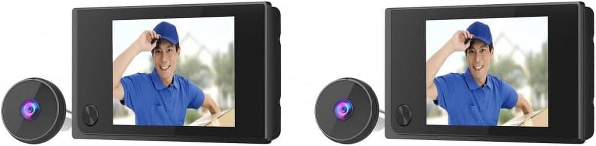 Deurcamera Viewer - Kijkgaatje camera - Veiligheid thuis - 120 graden kijkhoek - 3.5 inch scherm - Zwart