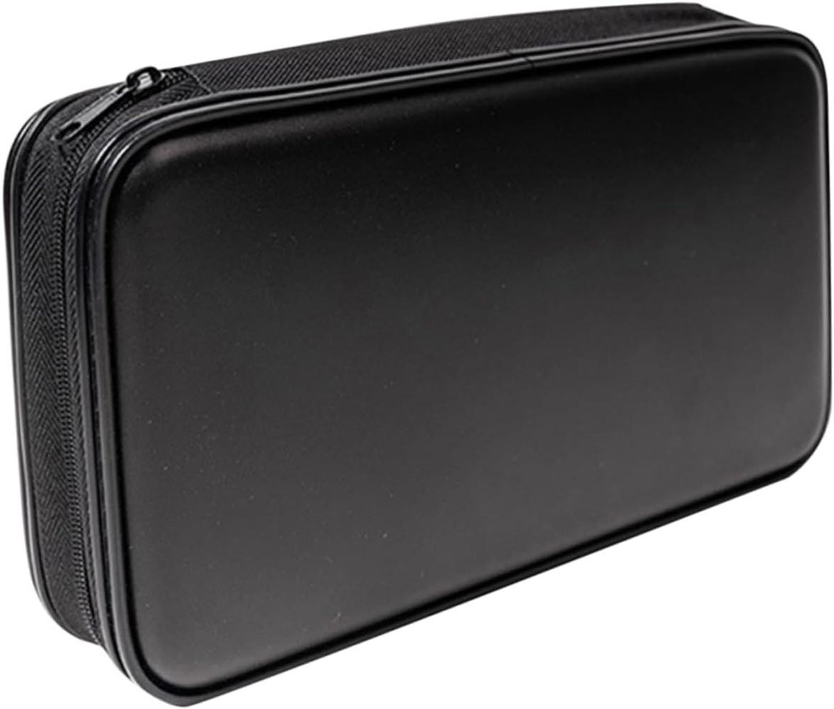 CD Opbergtas - DVD Organizer Wallet - Muziek Collectie Organiseren - 80 Schijfjes Capaciteit - 29x17 cm - Zwart
