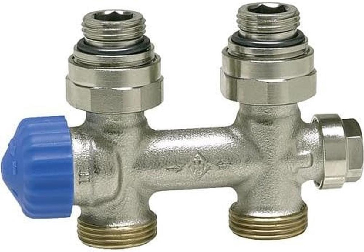 Thermostaatkraan - Radiatorkraan - Verwarming Regelen - Verchroomde Behuizing - DN 20 - Zilverkleurig