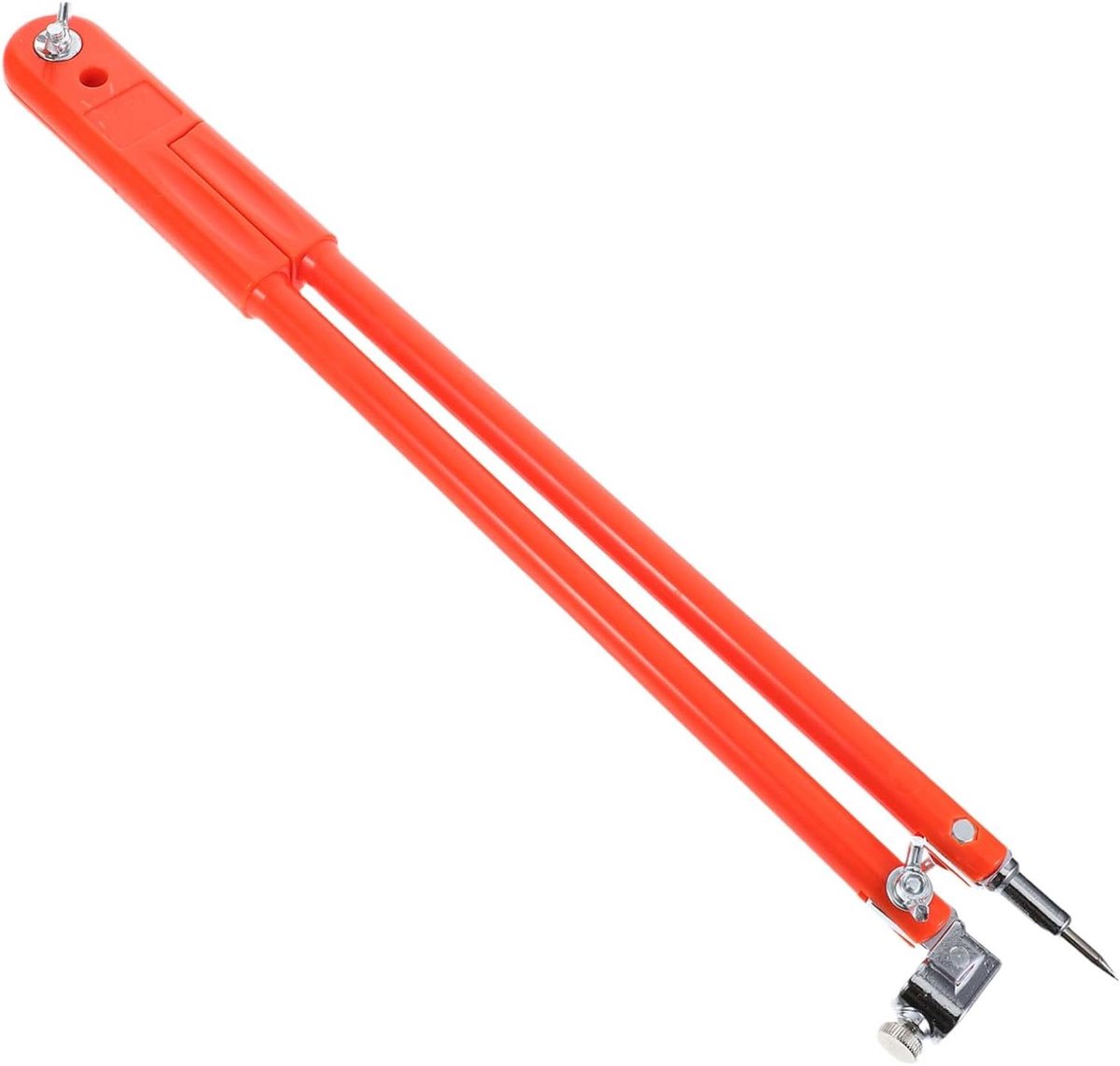 Houtbewerking Tekengereedschap - Schaal Liniaal - Nauwkeurig Cirkels Tekenen - Grote Afschrijfmaat - 44 cm Lengte - Oranje