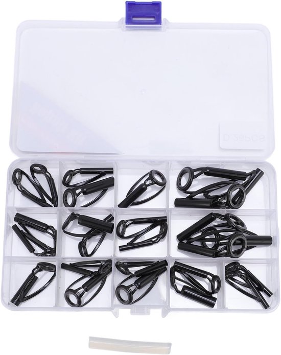 Reparatieset Hengelpunten - Geleide Oogjes - Hengels Herstellen - 26 Delige Kit - Diverse Maten - Zilver — afbeelding 5