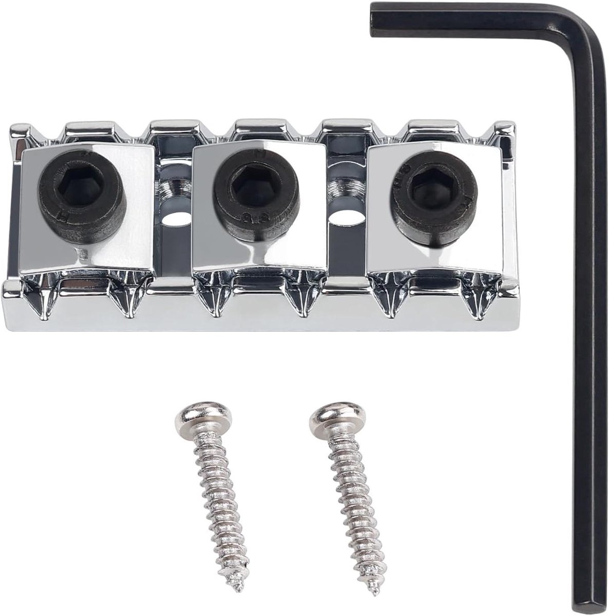 Gitaar Borgmoer - Tremolo Moer - Snaar Stabiliteit - Dubbel Tremolo Systeem - 42 mm - Chroom