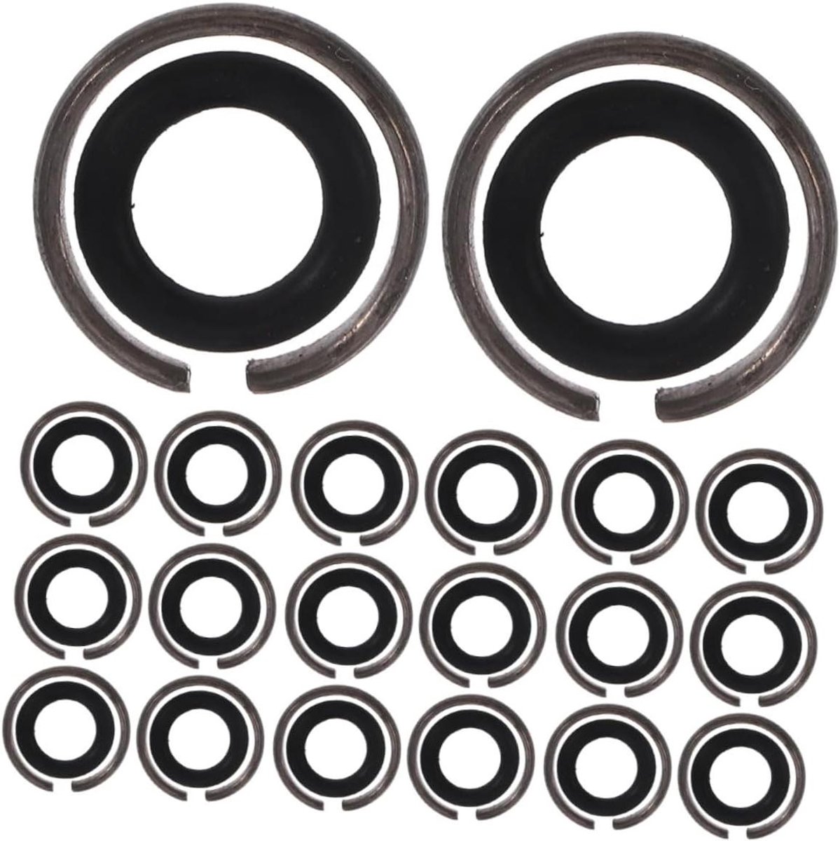 Sleutelringen Sets - O-ringen - Reparaties Uitvoeren - Universele Compatibiliteit - 20 Sets - Multicolor