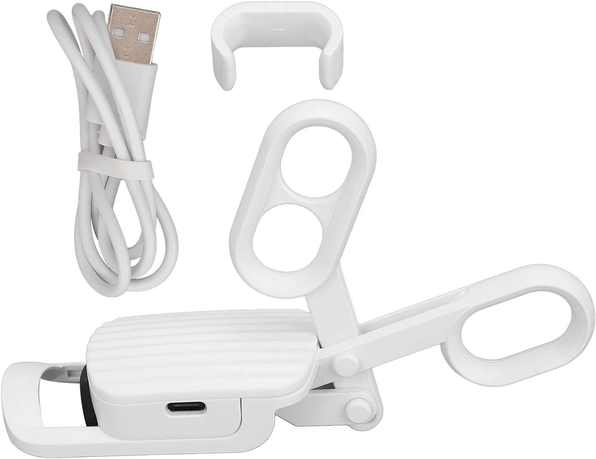 Elektrische Wimperkruller - Verwarmde Kruller - Mooie Wimpers - Visuele Voorverwarming - USB Oplaadbaar - Wit