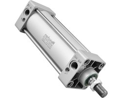 Pneumatische Cilinder - Dubbelwerkend - Industriële Automatisering - Hoge Druk - 63 mm Boring 125 mm Slag - Metaal