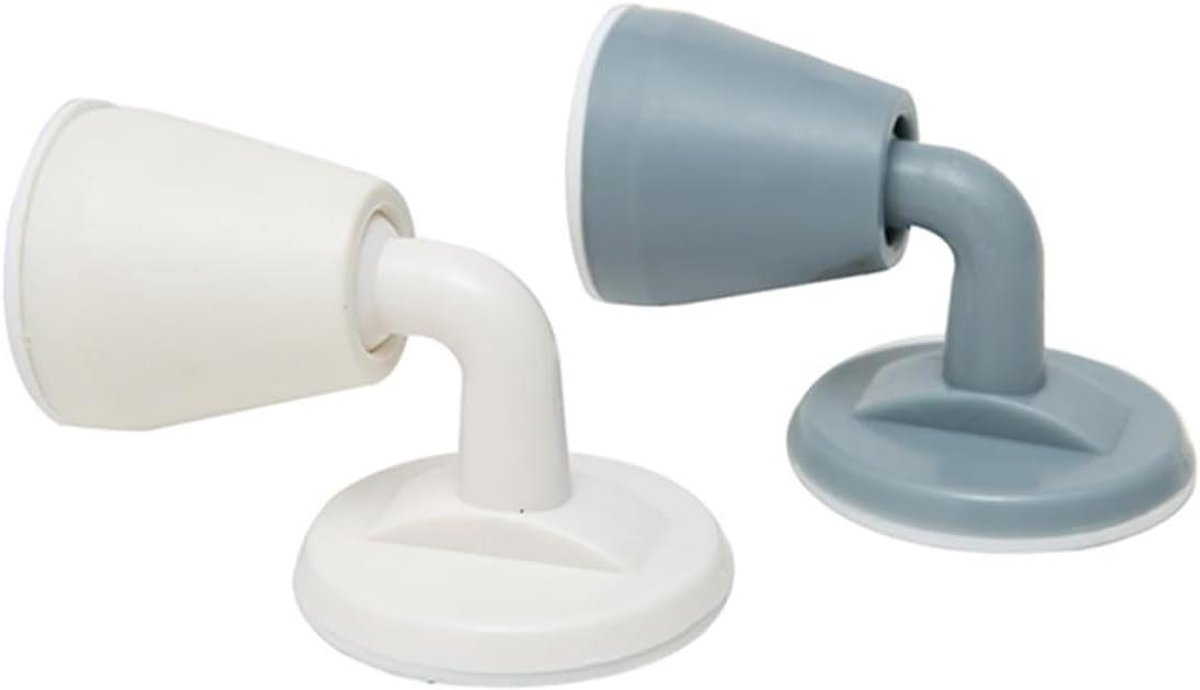 Deurbumper Beschermer - Deurstop - Botsingen Voorkomen - Zonder Boren - 5.5x4 cm - Wit