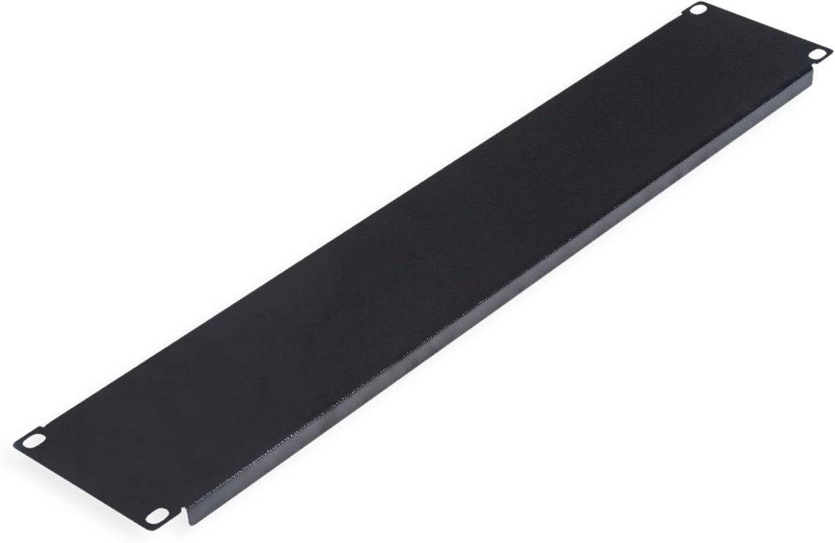 Blindpaneel - Paneel - Kast Afsluiten - 19 Inch Compatibel - 2U - Zwart