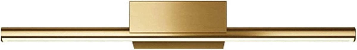 Spiegellamp LED - Badkamerlamp Wandlamp - Make-up Verlichting - Spatwaterdicht Design - 60 cm - Goud