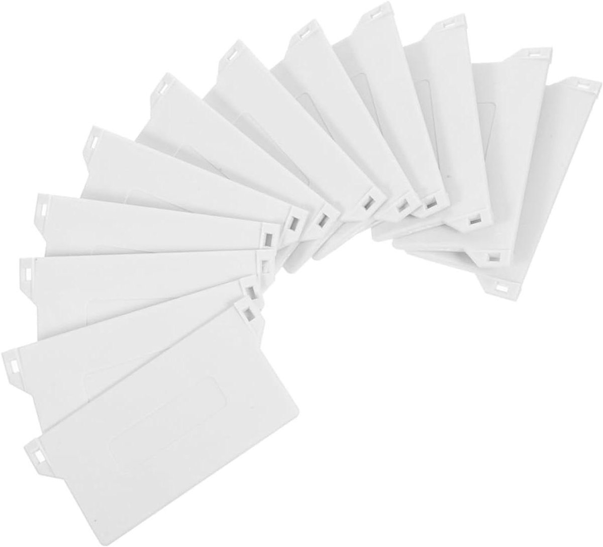 Jaloezie Onderdelen - Raambekleding Accessoires - Raamdecoratie Herstellen - Verstelbare Hoeken - 20 Stuks - Wit