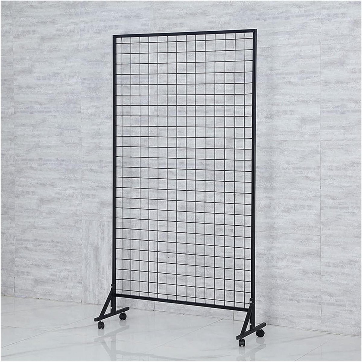 Gaaspaneel met wielen - Display rek - Winkel inrichten - Verplaatsbaar en stabiel - 60 x 1