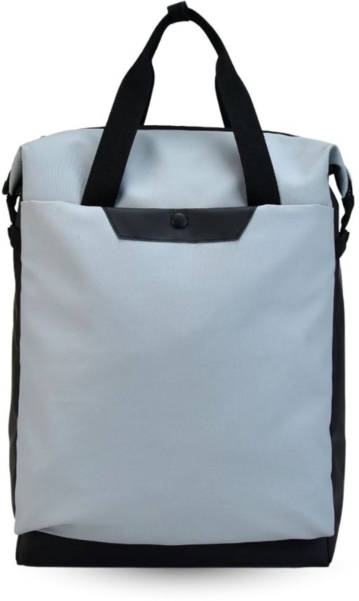 Fietsrugzak Lichtblauw - Koeltas Rugzak Fietstas 3-in-1 - Geïsoleerde Koelrugzak met Fietshaken - Waterafstotende PVC Tas voor Fiets, Werk, Camping & Vakantie