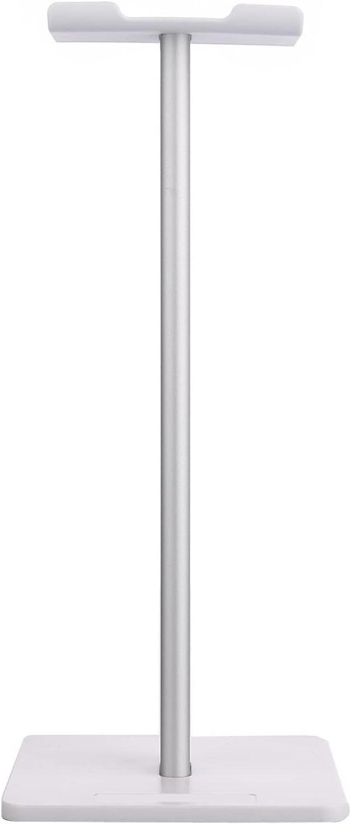 Koptelefoon Houder - Hoofdtelefoon Stand - Bureau Organisatie - Afneembaar Ontwerp - 9.5x9.5x22cm - Wit
