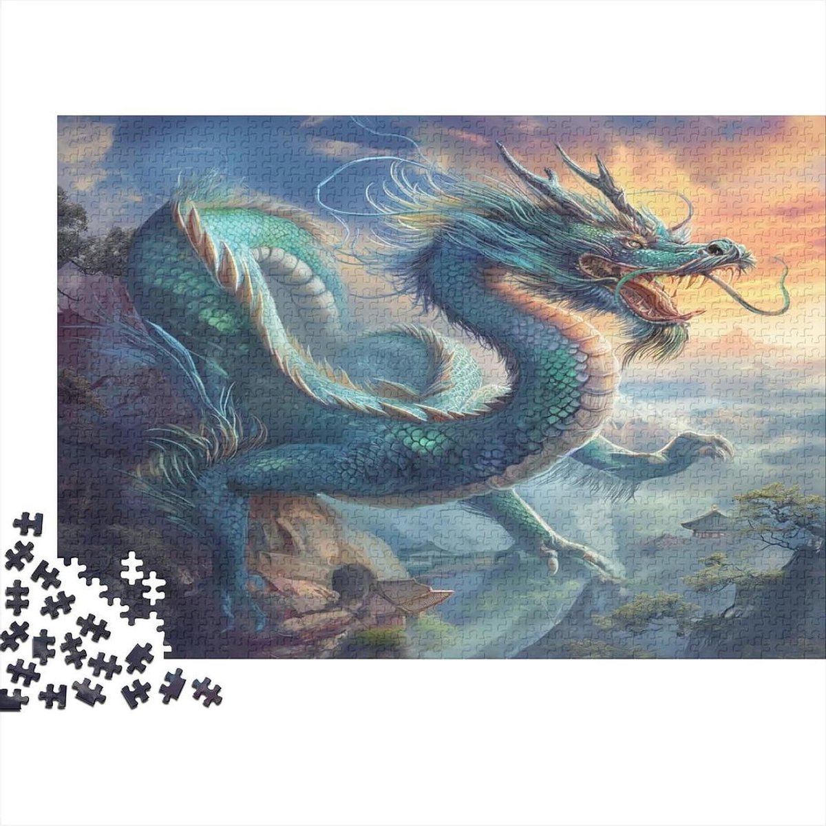 Legpuzzel - Puzzelspel - Ontspanning - Inclusief poster - 1000 stukjes - Stijl 18