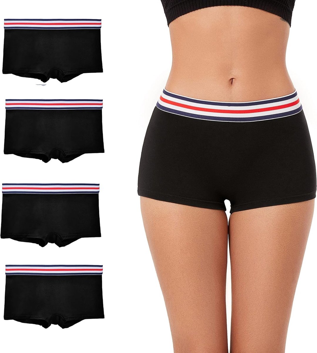 Comfortabele Katoenen Boyshorts voor Dames - Ademend, Rekbaar Ondergoed voor Elke Dag