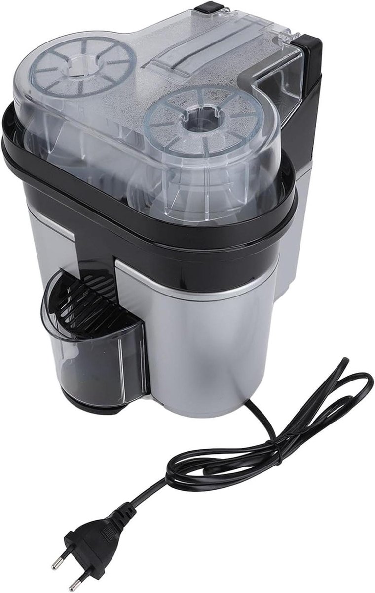 Elektrische Citruspers Sapcentrifuge Vruchten Vers Sap Maken Automatische Scheiding 22 cm Zilver