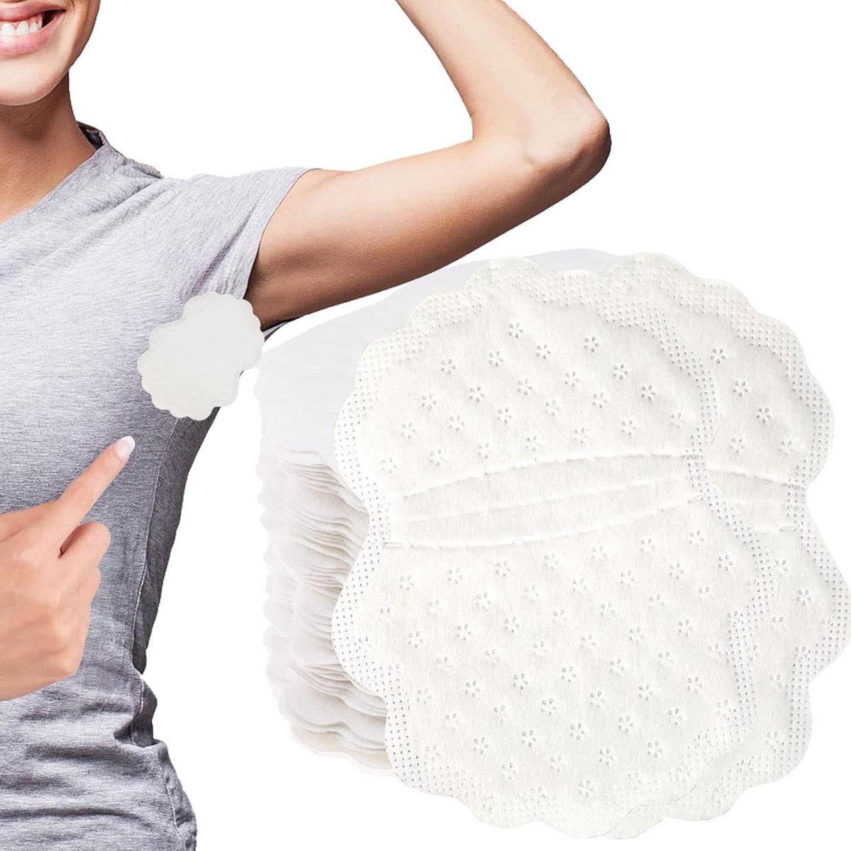 Okselpads - Zweetpads - Kleding Beschermen - Hoge Absorptie - 60 Stuks - Wit