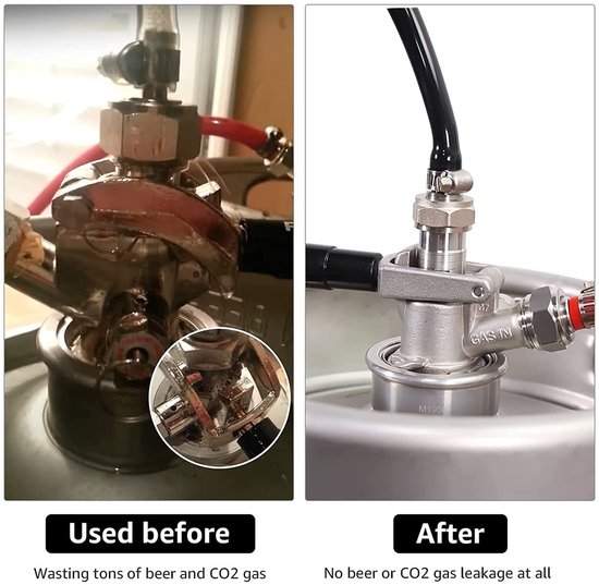 Allecto - Gas Check Valve Set - 10 stuks voor Bierbrouwerij - Hoogwaardige kwaliteit - Voorzien van gaskets - Voor bierbrouwen - Essentieel voor — afbeelding 3