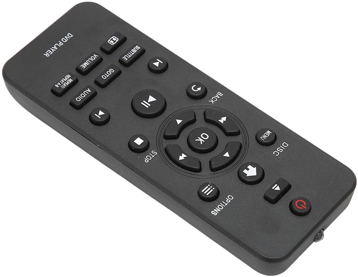 aladdien - Afstandsbediening Dvd-speler - Vervangende afstandsbediening - Compact formaat - Universele afstandsbediening - Geschikt voor DVP3670K - ..