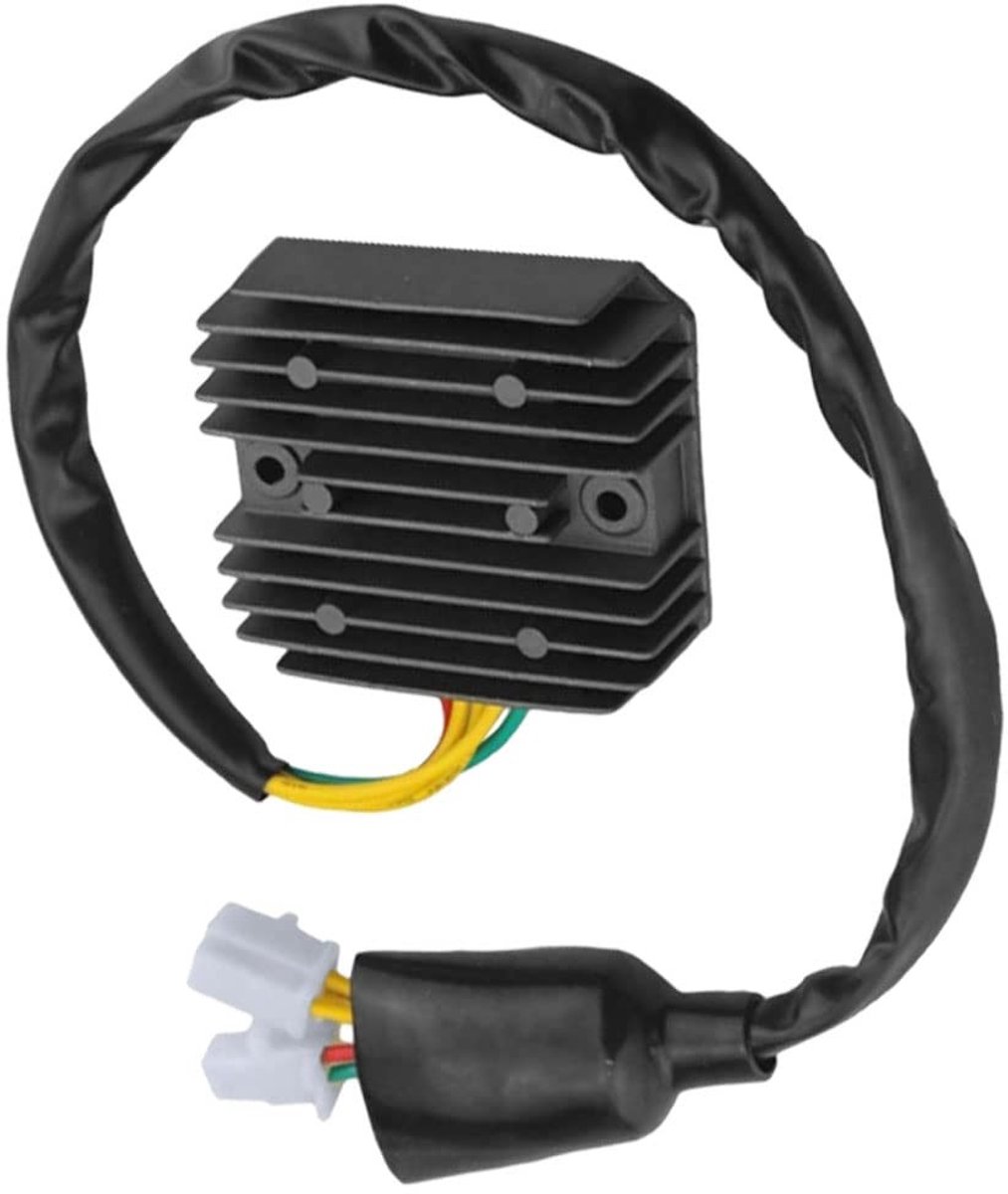 aladdien - Spanningsregelaar Gelijkrichter - Motorfiets Accessoire - Zwart - Geschikt voor Ho-nda VT750 Shadow Spirit VT750DC 2001-2007 - 31600-MCR-A0