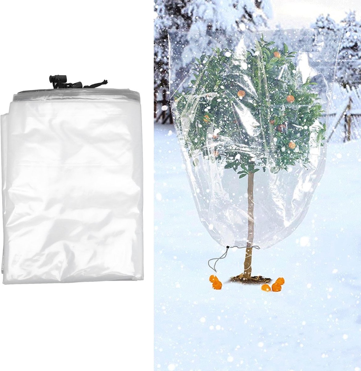 Winter Plant Film Cover - Thermische Bescherming voor Tuinplanten (120x180 cm)