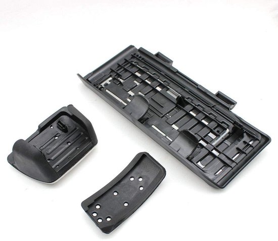Pedaal Covers Set - Auto Interieur - Verbeteren Rijervaring - Antislip Rubber - 3 Delen - Zilver — afbeelding 5
