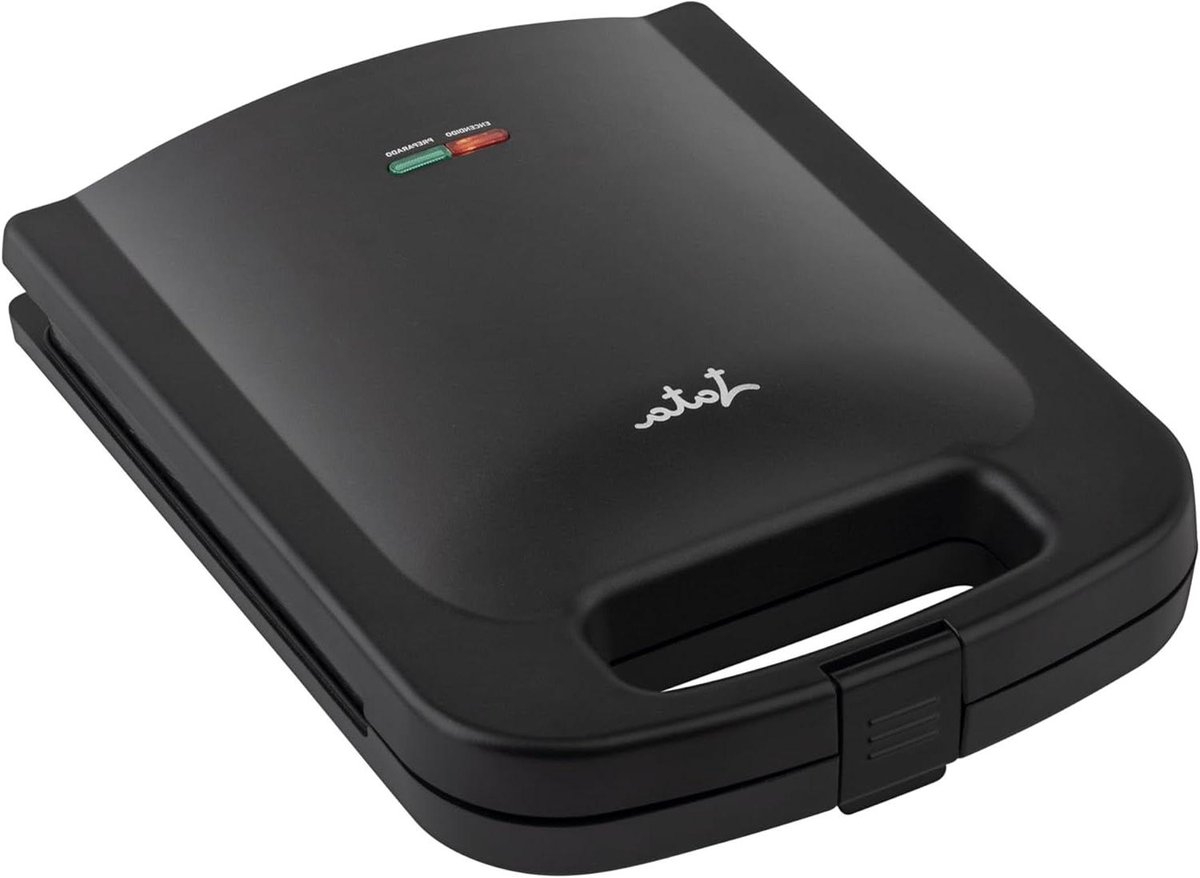 Sandwichmaker XXL - Tosti Apparaat - Snelle Lunch - Perfecte Afdichting - 4 Sandwiches - Wit