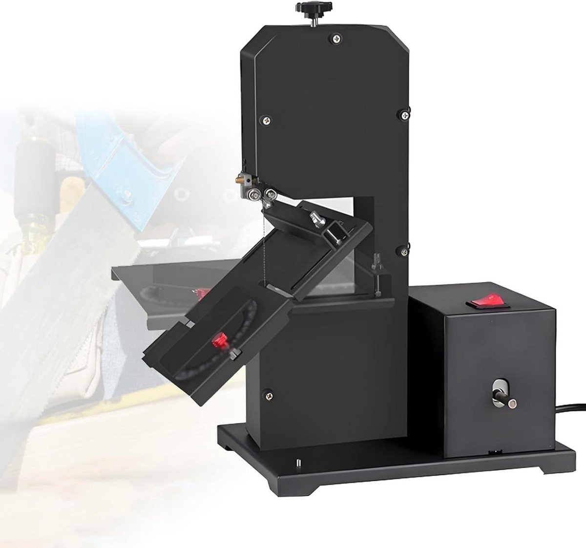 Mini tafelzaag - Multifunctioneel gereedschap - Doe-het-zelf projecten - 4-in-1 functionaliteit - 70 mm zaaghoogte - Multicolor