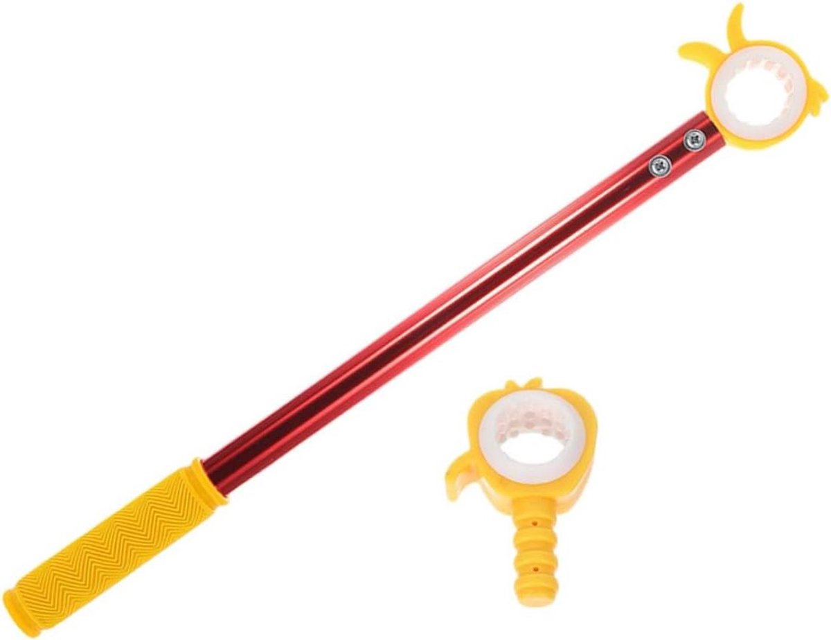 Raamopener Stokken - Raamstok Jaloezie - Ramen Openen Sluiten - Ergonomische Grip - 45.50 cm - Rood