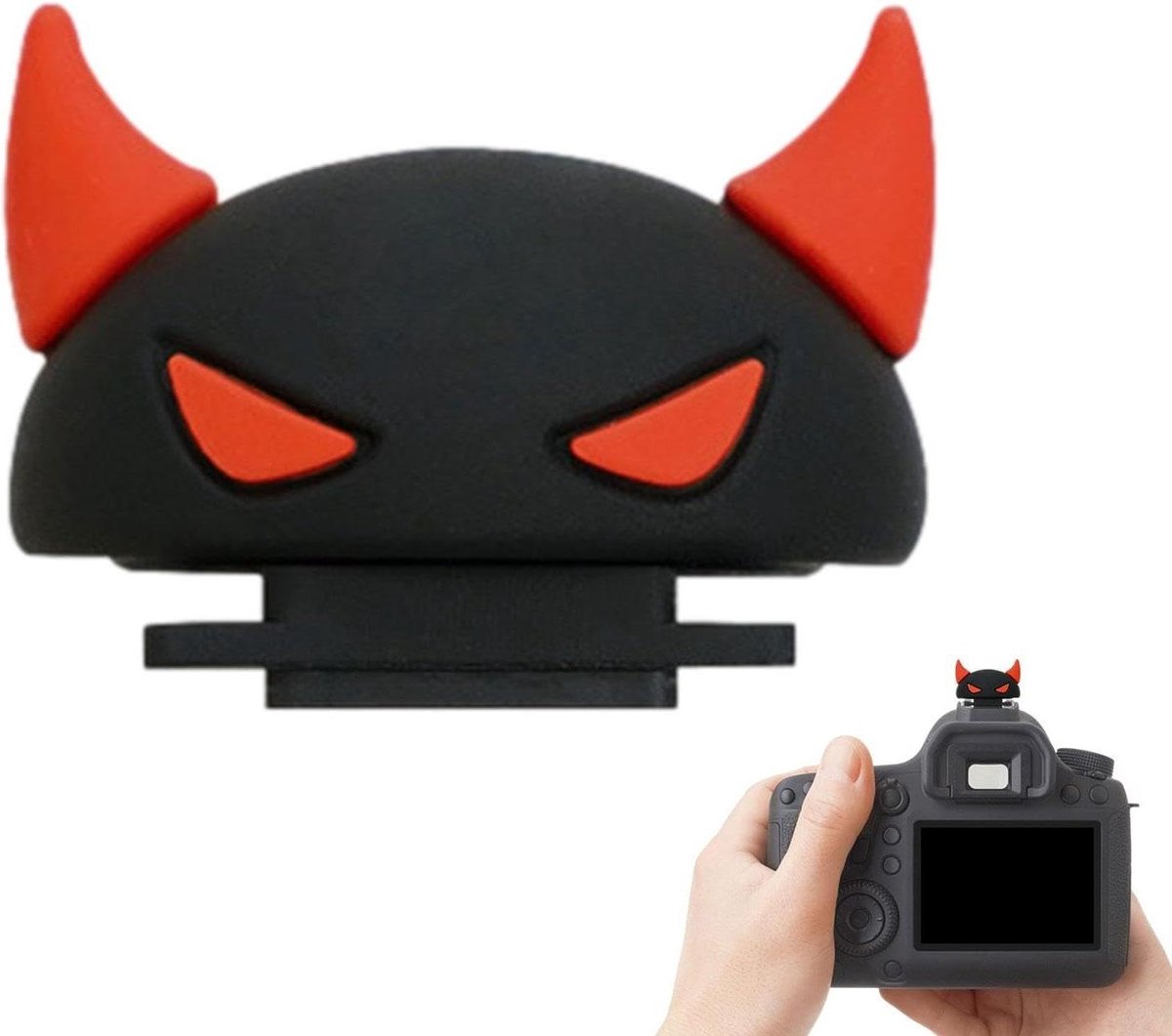 Camera Hot Shoe Cover - Beschermkap Flitser - Camera Decoratie - Grappige Cartoon Vormen