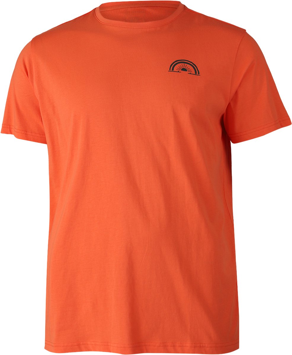 Brunotti Archi T-Shirt Heren Heren Shirt 100% Katoen – XXXL Melon