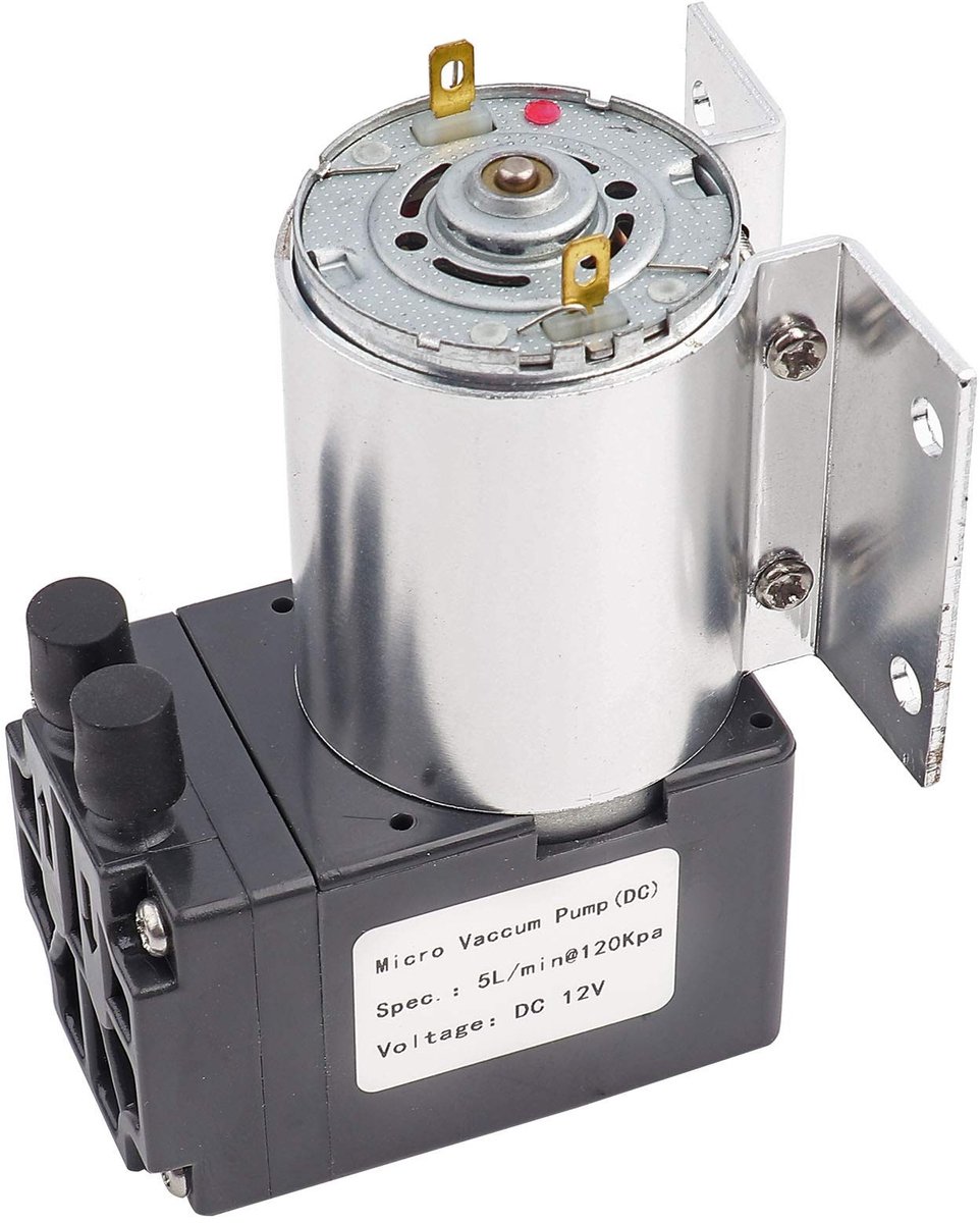 ONF3 - Mini Vacuum Pump - 12V 5L/min - Ondersteuning voor Auto en Motorhomes - Compact en Krachtig - Ideaal voor Luchtbedden - Gebruiksvriendeli...