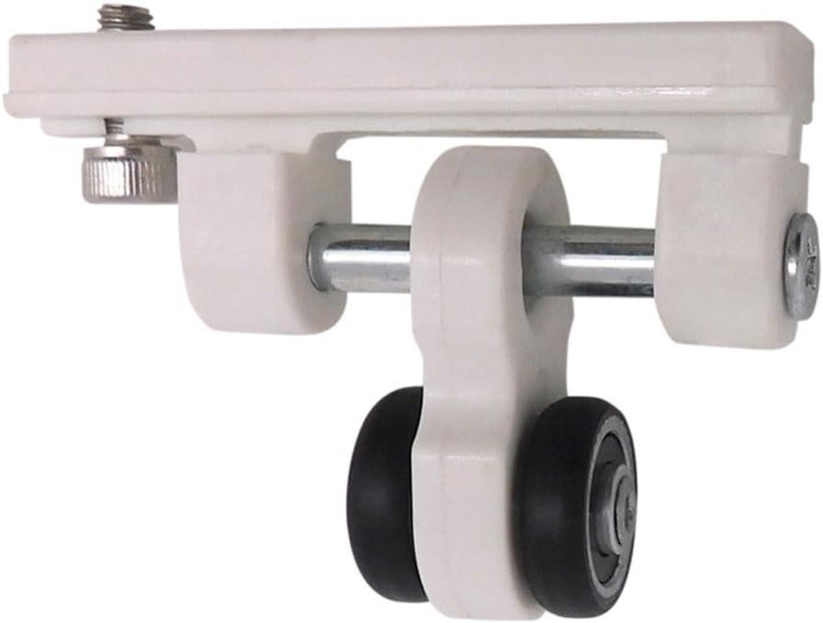 Pergola Rol - Zeilgeleider - Zeil Schuiven - Dubbele Lagers - 65x18.5x48 mm - Wit