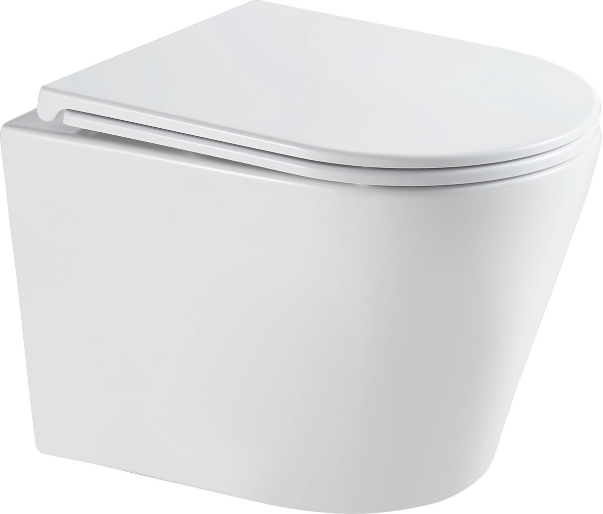 Futurbath Turin Hangend Toilet met Bidet - Randloos Wit Glanzend - Soft-Close Zitting