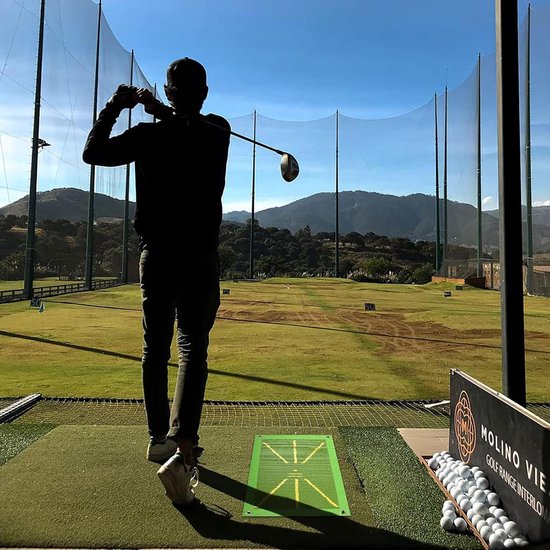 Golf Trainingsmat - Oefenmat Slag - Golfswing Verbeteren - Realistische Balvlucht Simulatie - 25 x 50 cm - Groen van GOLF — afbeelding 2
