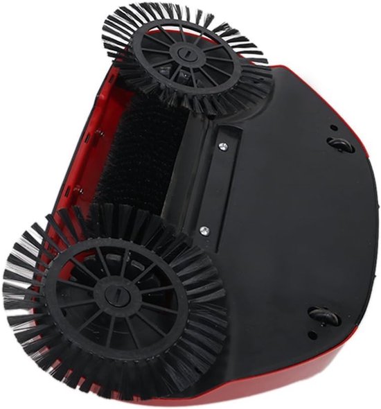 Huishoudelijke Veegmachine - Handveger Stofblik - Vloeren Schoonmaken - 3-in-1 Ontwerp - 130 cm - Rood — afbeelding 5