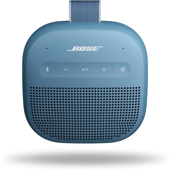 Bose SoundLink Micro Bluetooth-speaker blauw draagbaar waterdicht compact met 12 uur batterijduur IP67