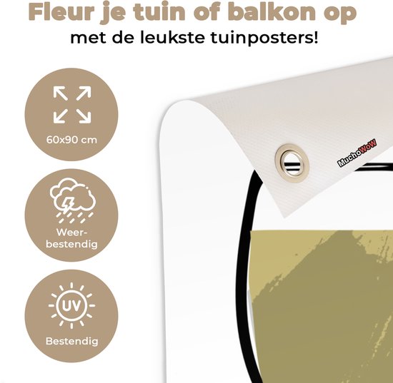 Illustration de verres à vin avec du vin rouge et blanc 60x90 cm