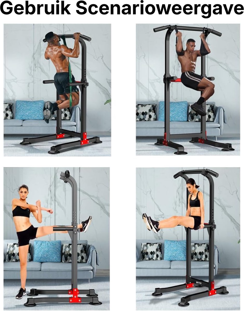 RONN® Squat Rack - Squat Wedge - Power Rack - Zwart - 82cm x 75cm x 210 cm thumbnail 2