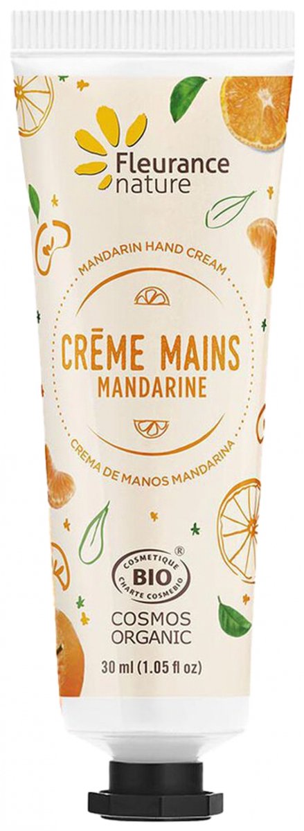 Fleurance Nature Biologische Handcrème 30 ml (Geur : Mandarijn)