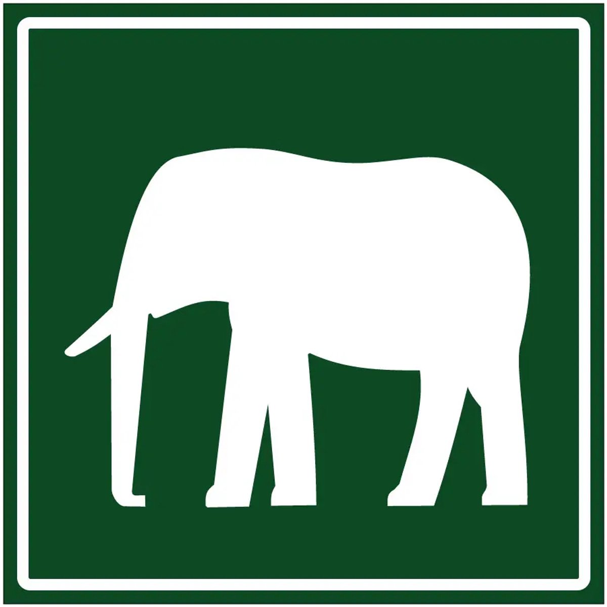 Dierentuin sticker | 20 x 20 cm